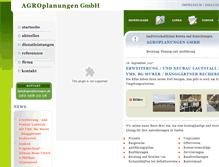 Tablet Screenshot of agroplanungen.ch